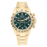 Rolex Cosmograph Daytona 116508-0013 Yellow Gold Green Dial