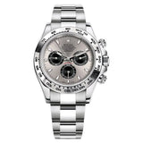 Rolex Cosmograph Daytona 116509 40mm 18K White Gold Silver Dial Watch