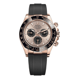 Rolex Cosmograph Daytona 116515LN 40mm Sundust Dial Everose Gold Oysterflex Watch