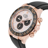 Rolex Cosmograph Daytona 116515LN 40mm Sundust Dial Everose Gold Oysterflex Watch