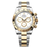 Rolex Daytona 126503-0001 Stainless Steel and 18K Yellow Gold White Dial 40mm