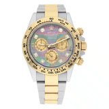 Rolex Daytona 116503 Steel and Yellow Gold Tahitian Mother of Pearl Diamond Dial Watch
