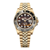 Rolex GMT-Master II 126718GRNR-0002 Tiger Iron Dial 18kt Yellow Gold Jubilee Bracelet 40mm