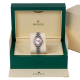 Rolex Lady-Datejust 179160 26mm Stainless Steel Pink Index Dial