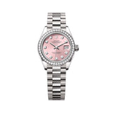 Rolex Lady-Datejust 279139RBR-0005 28mm Pink Diamond-Set Dial 18kt White Gold President Bracelet