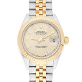 Rolex Lady-Datejust 279173-0001 28mm Champagne Dial Two-Tone Jubilee Bracelet