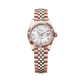 Rolex Lady-Datejust 279175-0018 28mm Everose Gold Mother-of-Pearl Diamond Dial Jubilee Bracelet