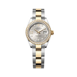Rolex Lady-Datejust 279383RBR-0004 28mm Silver Diamond Dial Yellow Rolesor Oyster Bracelet