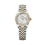 Rolex Lady-Datejust 279383RBR-0019 28mm Yellow Rolesor Mother-of-Pearl Diamond Dial Jubilee Bracelet