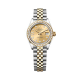 Rolex Lady-Datejust 279383RBR-0021 Champagne Diamond Dial Yellow Rolesor Jubilee Bracelet 28mm