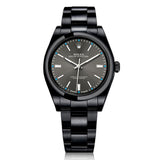 Rolex Oyster Perpetual 114300 39mm Grey Dial Black PVD Stainless Steel Oyster Bracelet