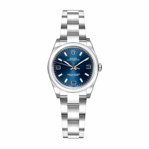 Rolex Oyster Perpetual 176200-8 Blue Dial 26mm