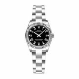Rolex Oyster Perpetual 176234 26mm Black Diamond Dial Steel and 18k White Gold Watch