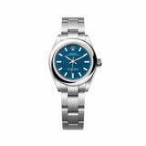 Rolex Oyster Perpetual 28 Reference 276200-0011 Medium Blue Dial Oystersteel Oyster Bracelet