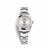 Rolex Oyster Perpetual 177200-0009 Silver Dial 31mm Watch