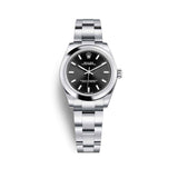 Rolex Oyster Perpetual 177200-0019 31mm Black Dial Watch