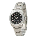 Rolex Oyster Perpetual 177200-0023 Black Dial 31mm Watch