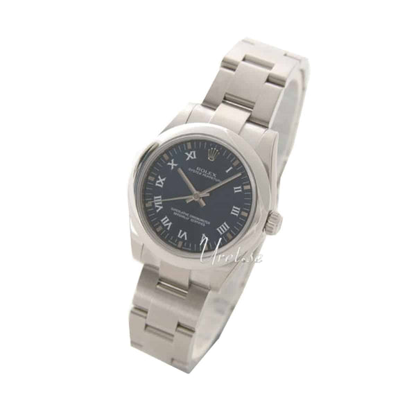 Rolex Oyster Perpetual 177200-5 31mm Blue Roman Dial Steel Watch