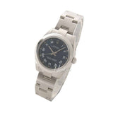 Rolex Oyster Perpetual 177200-5 31mm Blue Roman Dial Steel Watch