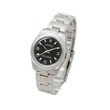 Rolex Oyster Perpetual 177200-6 31mm Black Arabic Dial Watch