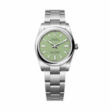 Rolex Oyster Perpetual 34 Reference 124200-0006 Pistachio Dial Oystersteel