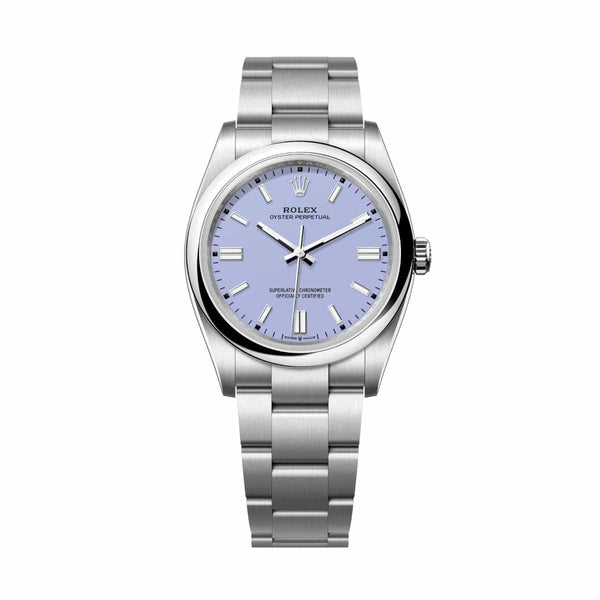 Rolex Oyster Perpetual 36 Reference 126000-0013 Lavender Dial Oystersteel