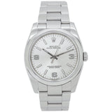 Rolex Oyster Perpetual 36 Silver Dial Steel Watch Ref. 116000-1
