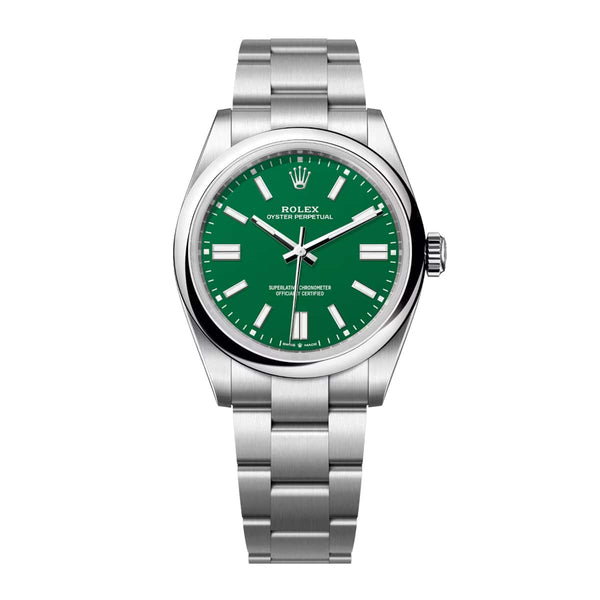 Rolex Oyster Perpetual 41 Reference 134300-0004 Green Dial Oystersteel Oyster Bracelet
