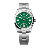 Rolex Oyster Perpetual 41 Reference 134300-0004 Green Dial Oystersteel Oyster Bracelet