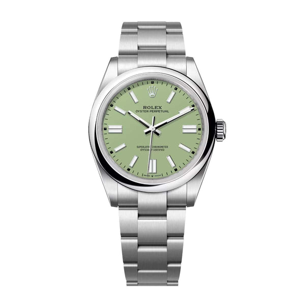 Rolex Oyster Perpetual 41 Reference 134300-0006 Pistachio Dial Oystersteel