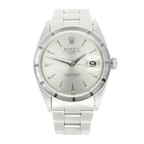 Rolex Oyster Perpetual Date 34mm Stainless Steel Ref. 1501 Silver-Tone Dial Vintage 1962