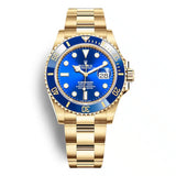 Rolex Submariner 41mm 18K Yellow Gold Blue Dial Blue Bezel Ref 126618LB-0002
