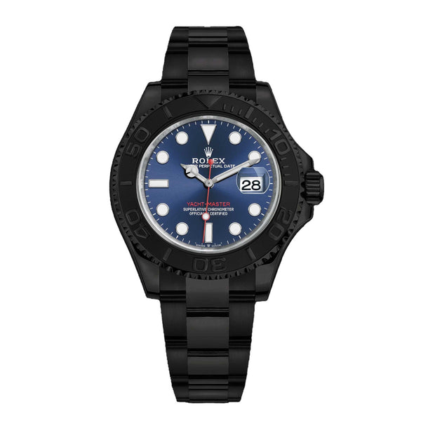 Rolex Yacht-Master 116622 40mm Blue Dial Black PVD Oyster Bracelet