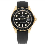 Rolex Yacht-Master 226658-0001 42mm Yellow Gold Black Dial Oysterflex