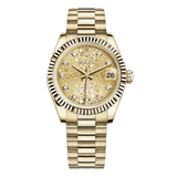 Rolex Datejust 178278 31mm Champagne Dial 18K Yellow Gold President Bracelet Watch 2009