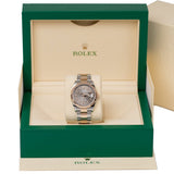 Rolex Datejust 36 Reference 126231-0014 Slate Dial Everose Rolesor Oyster Bracelet
