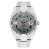 Rolex Datejust 41 126334-0021 Stainless Steel Wimbledon Roman Numeral Dial 2020