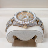 Rolex Sky-Dweller 42mm 18K Yellow Gold Custom Diamond-Paved Watch Ref. 326938