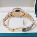 Rolex Sky-Dweller 42mm 18K Yellow Gold Custom Diamond-Paved Watch Ref. 326938