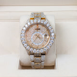 Rolex Sky-Dweller 42mm 18K Yellow Gold Custom Diamond-Paved Watch Ref. 326938