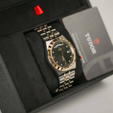 Tudor Royal 28603-0005 Black Diamond-Set Dial Steel and Yellow Gold 41mm