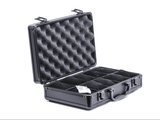 Aluminum Briefcase Watch Storage Case for 10 Watches in Classic Black