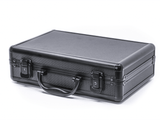 Aluminum Briefcase Watch Storage Case for 10 Watches in Classic Black