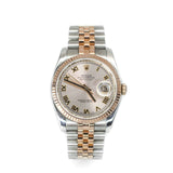 Rolex Datejust 36 Reference 116231 Sundust Roman Dial Two-Tone Jubilee Bracelet