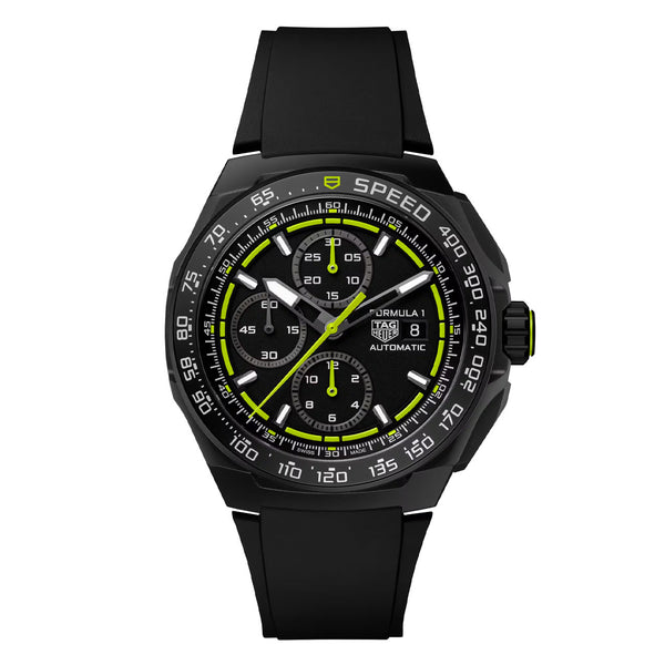Tag Heuer Formula 1 Chronograph CBZ2086.FT8098 44mm Ceramic Bezel Black Dial