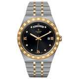 Tudor Royal 28603-0005 Black Diamond-Set Dial Steel and Yellow Gold 41mm