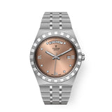 Tudor Royal M28600-0011 41mm Salmon Diamond Dial Stainless Steel Bracelet Watch