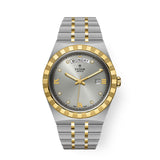 Tudor Royal M28603-0002 41mm Silver Diamond Dial Steel and Gold Bracelet