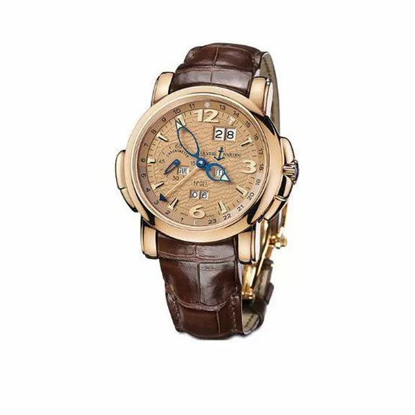 Ulysse Nardin GMT Perpetual Limited Edition 322-66 42mm 18K Rose Gold Watch