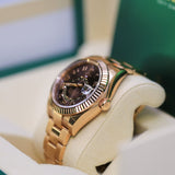 Rolex Sky-Dweller 326935-0003 Everose Gold 42mm Chocolate Arabic Dial